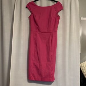 Banana Republic Fuchsia Midi Dress